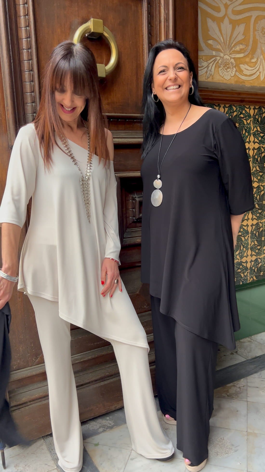 Asymmetrical Blouse 3/4 Sleeve