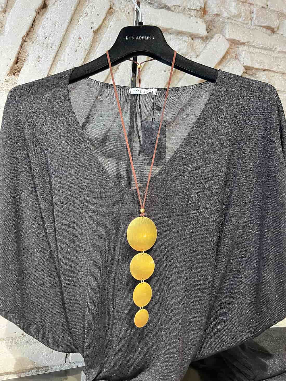 Four Golden Moons Necklace