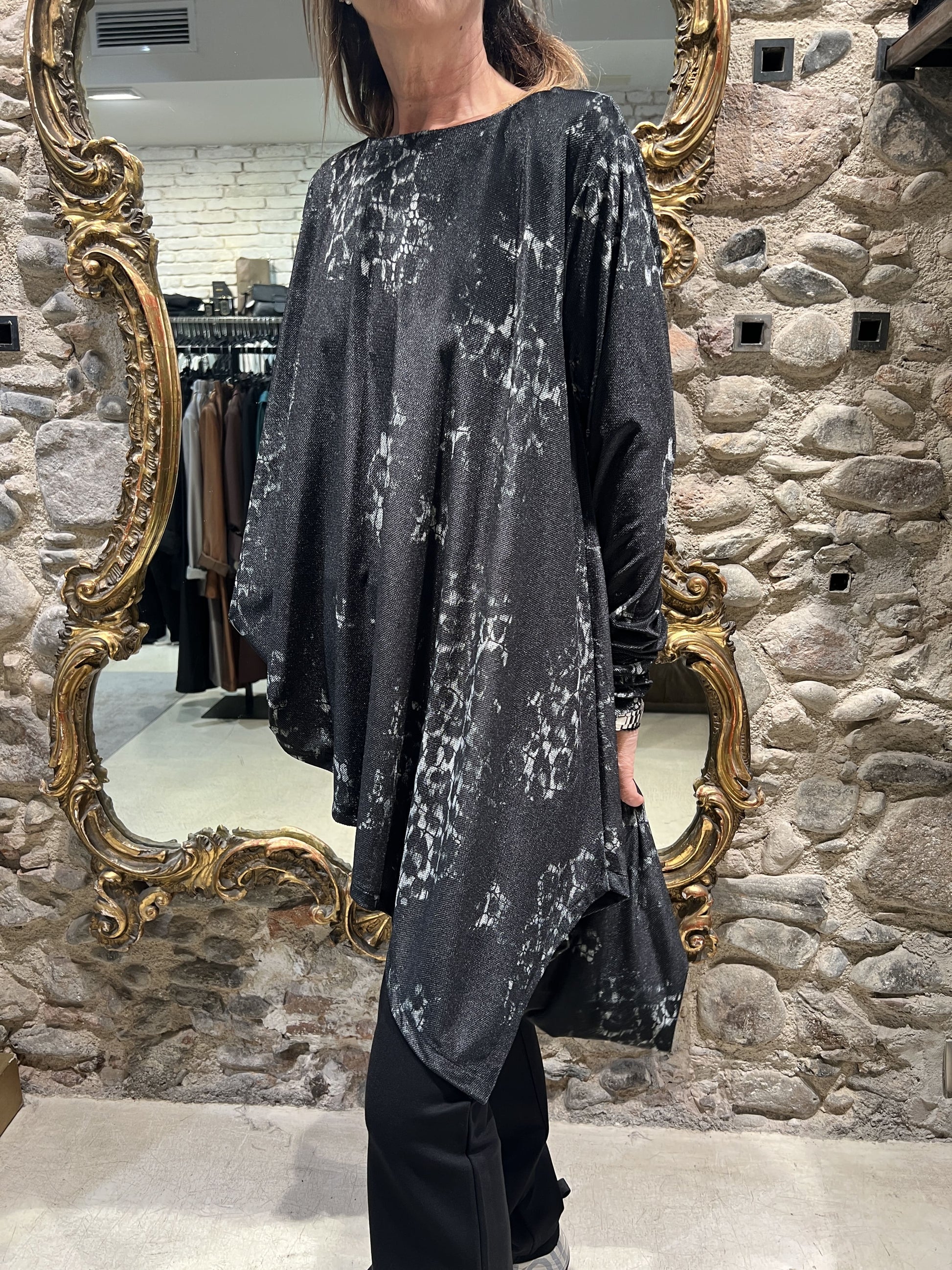 Pull à col amovible