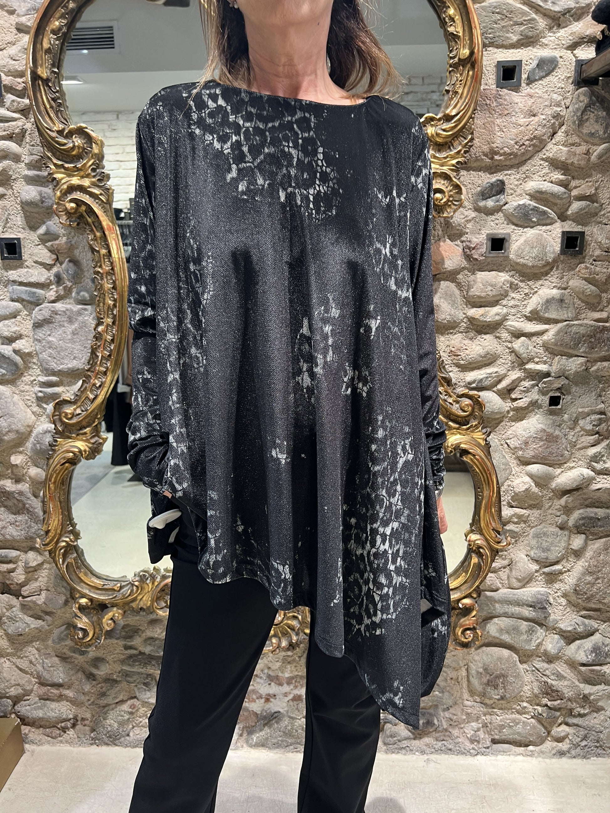 Pull à col amovible