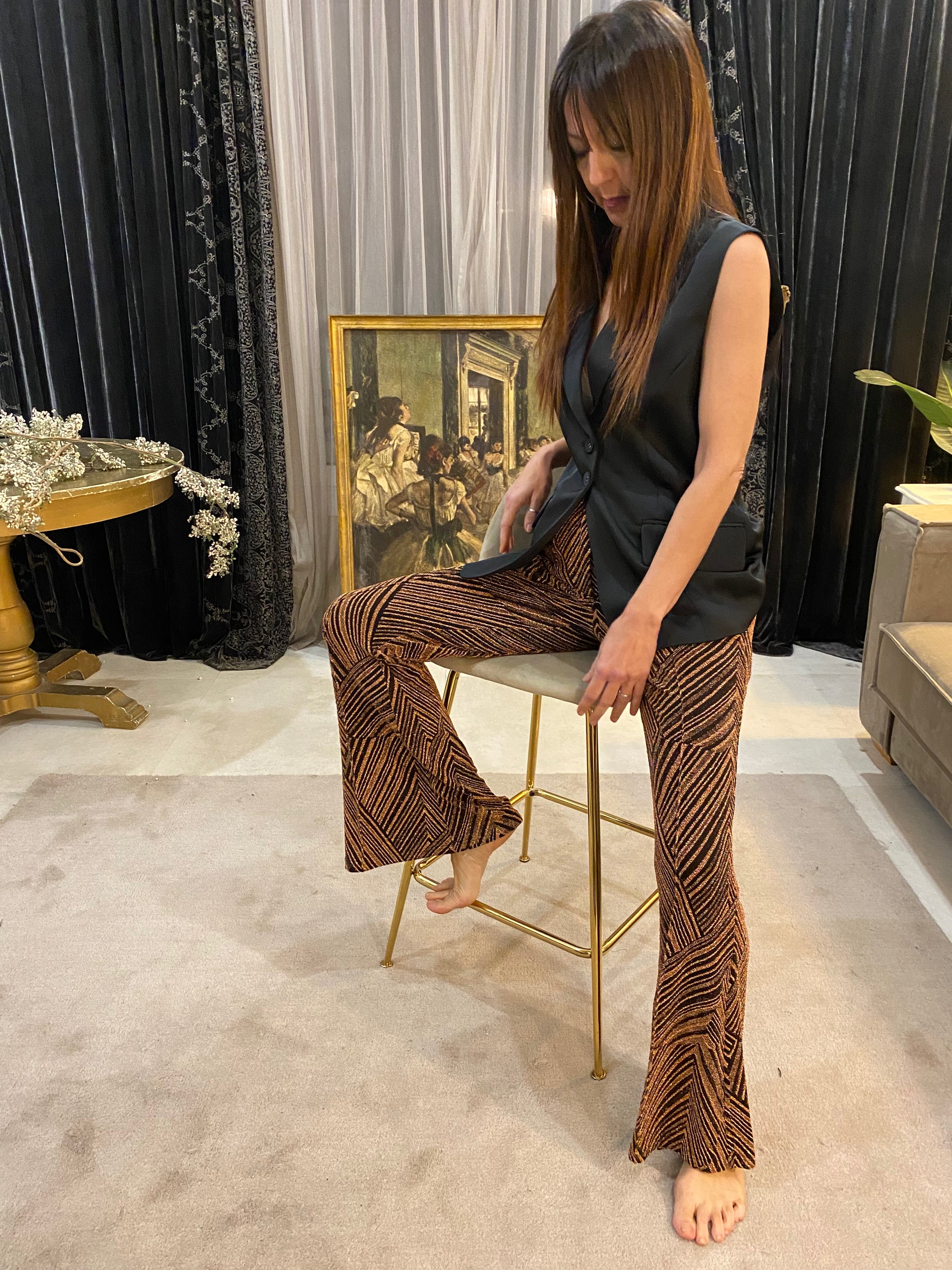 Tuxedo collar waistcoat