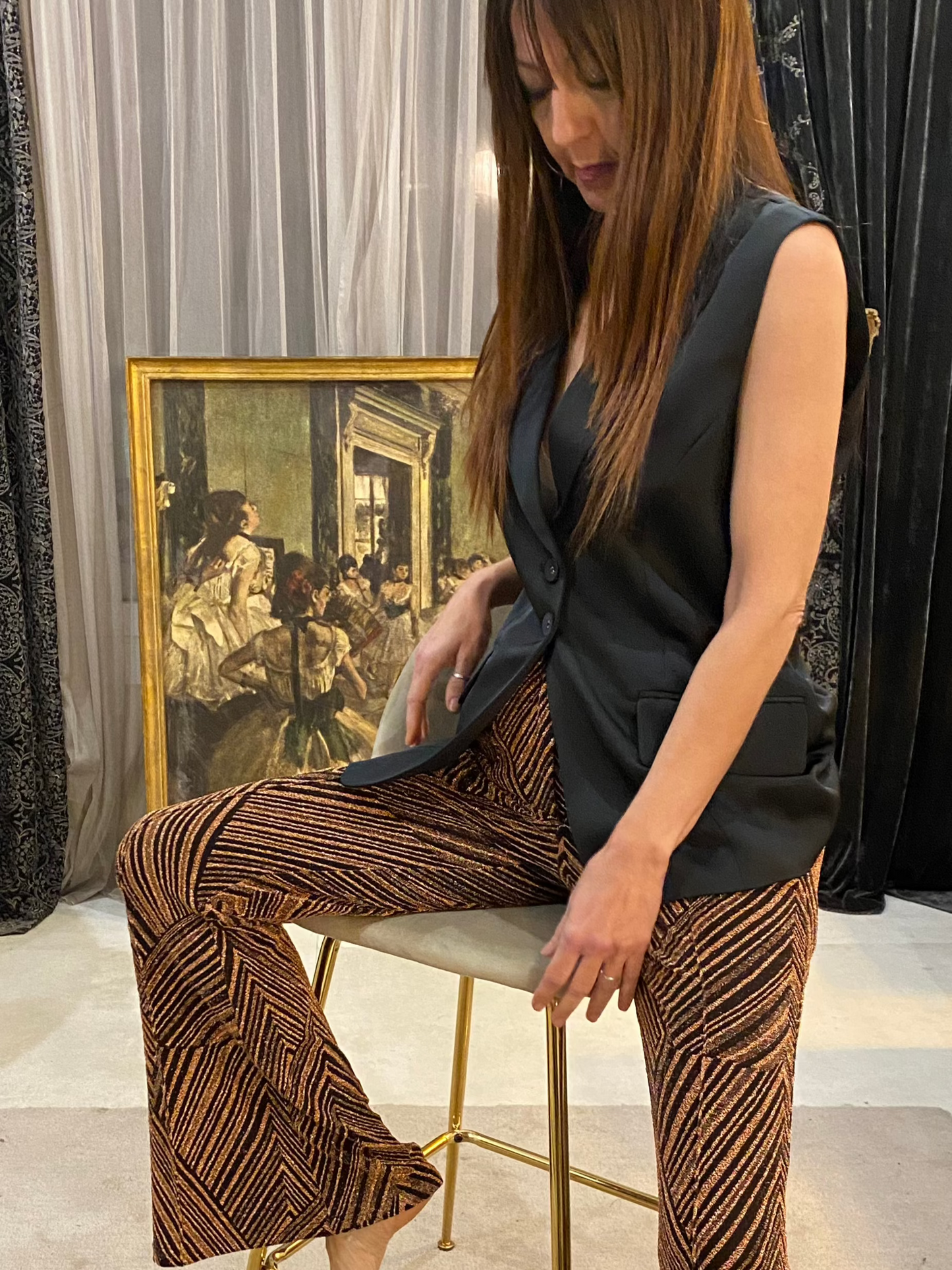 Tuxedo collar waistcoat