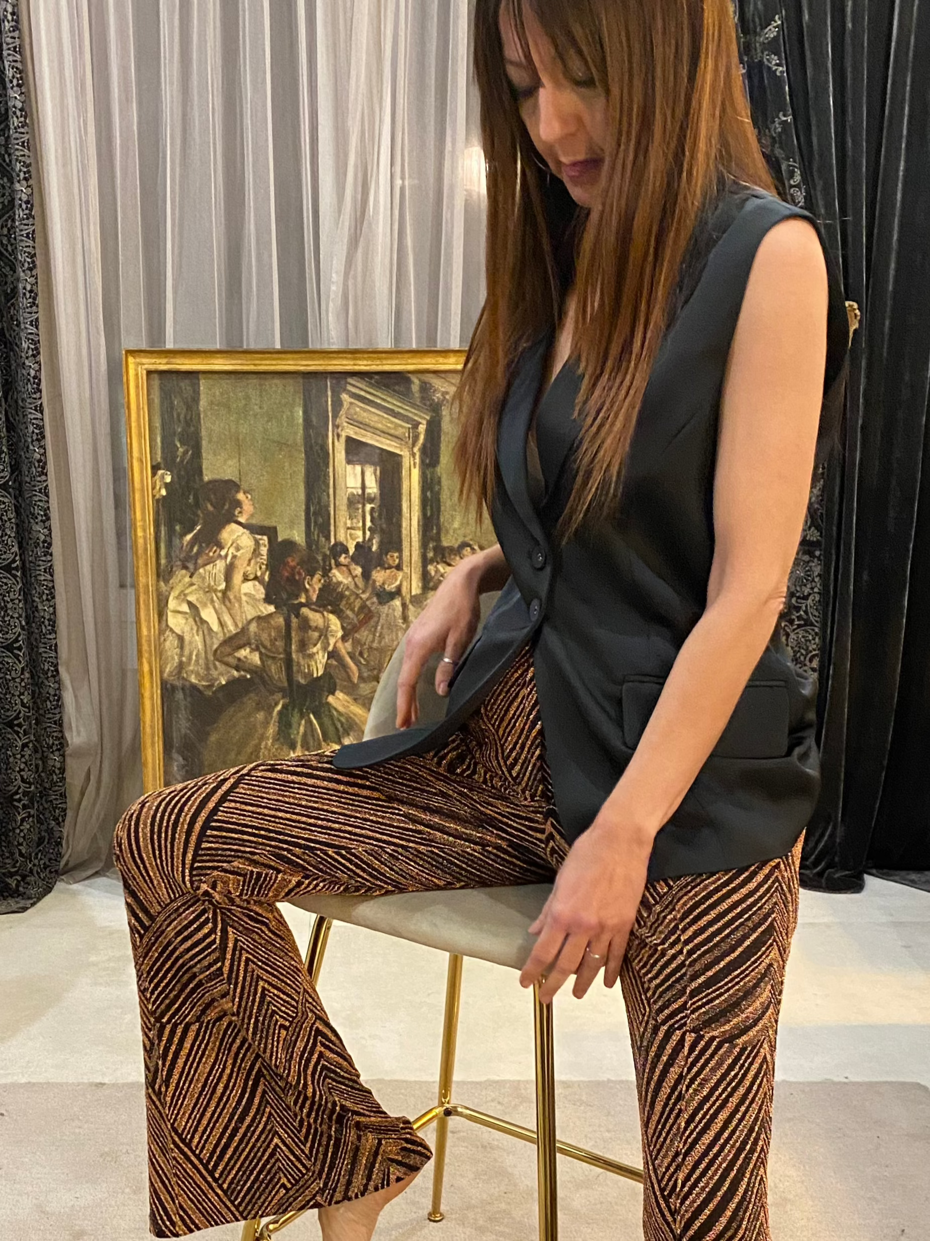 Tuxedo collar waistcoat