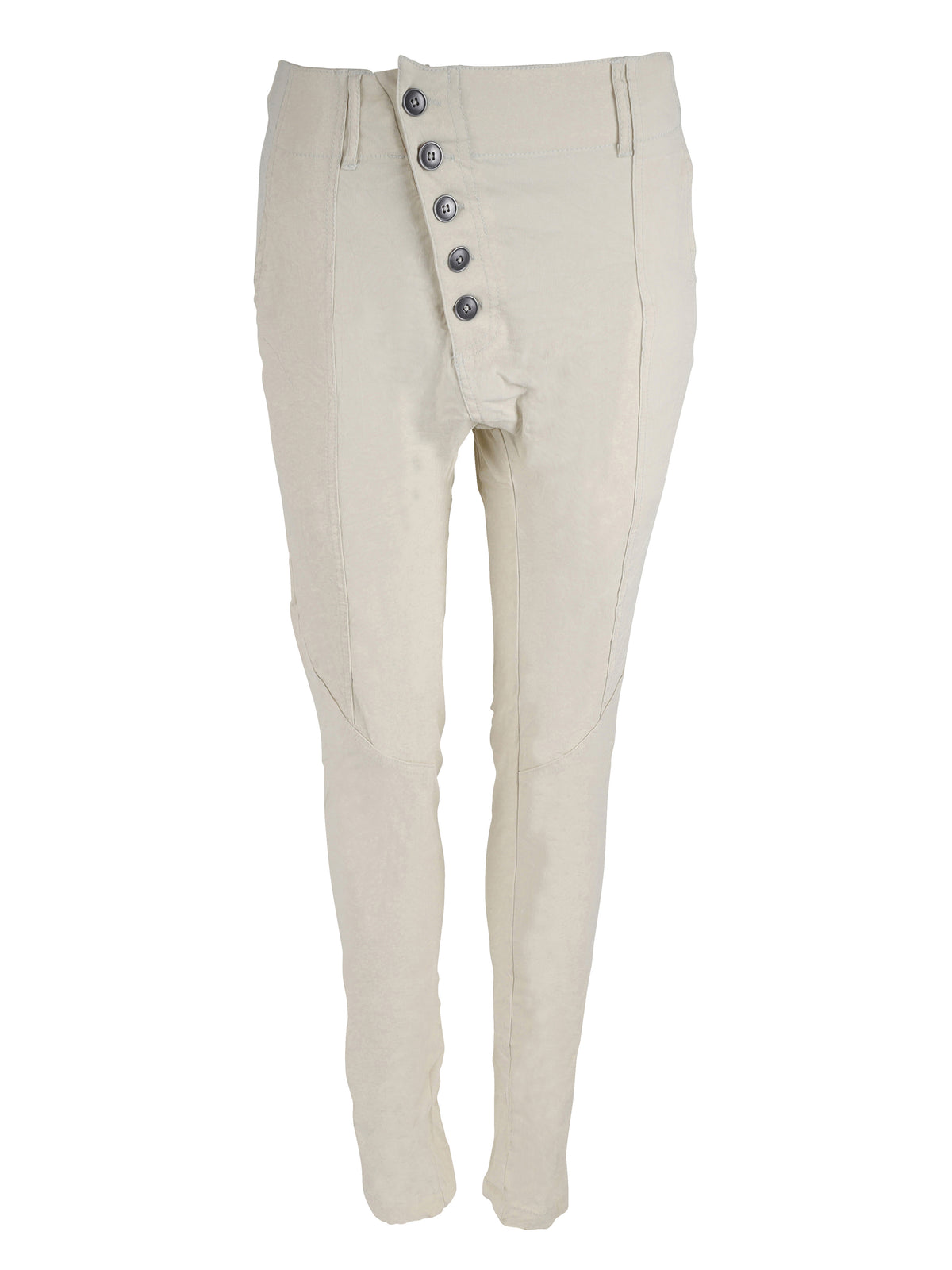 Pantalones TRILLE botones diagonal