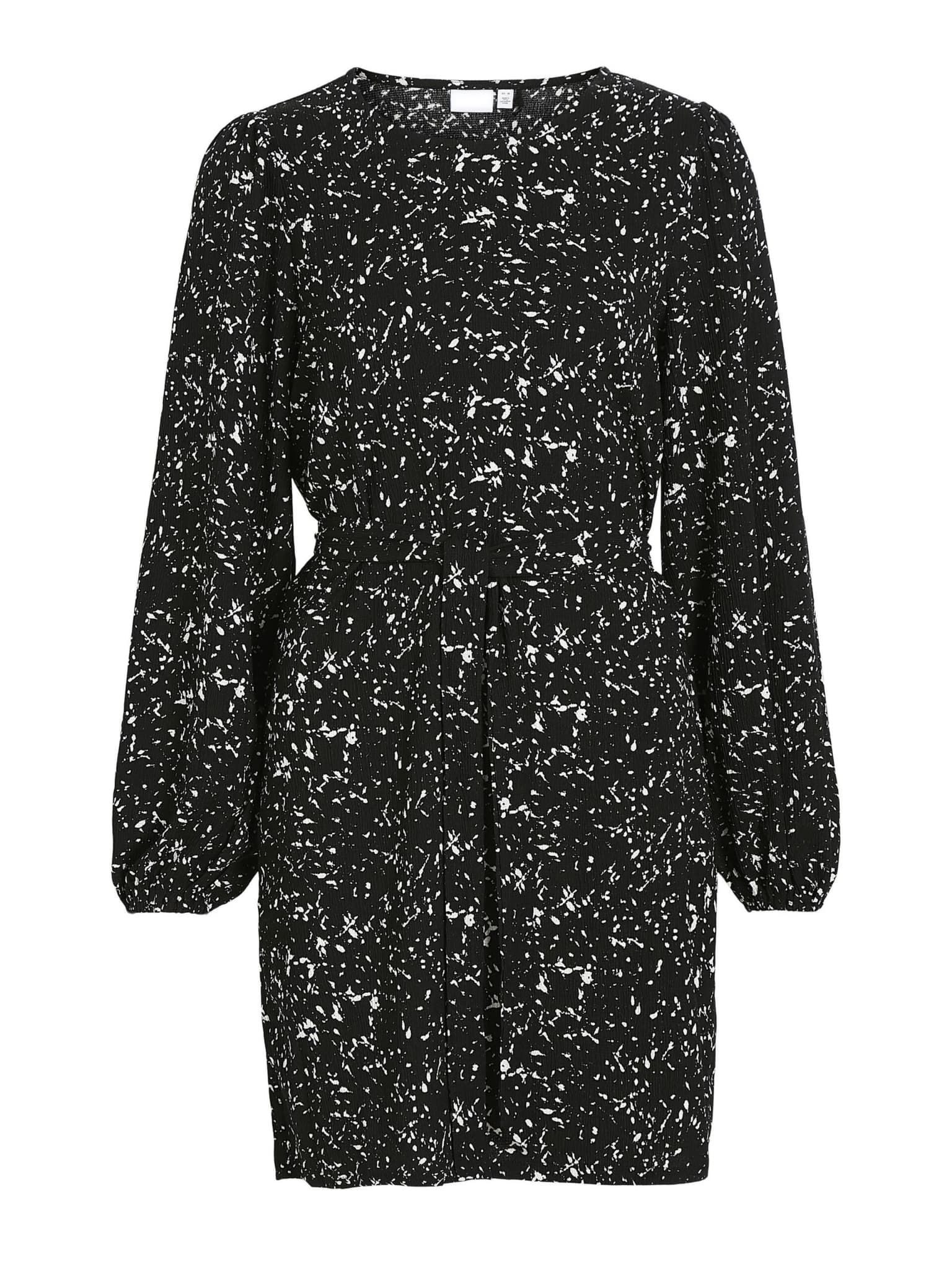 Short dress with belt