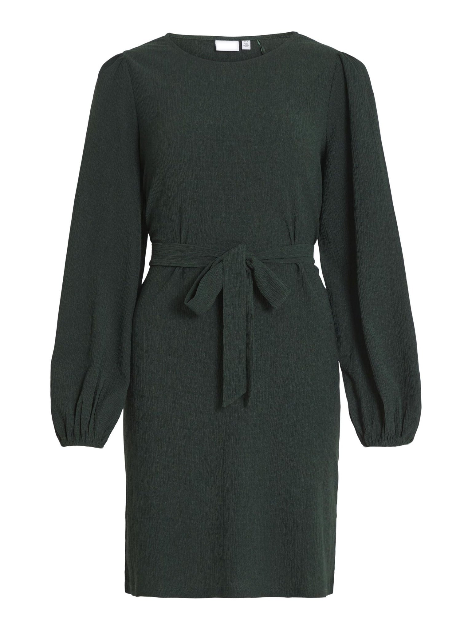 Short dress with belt