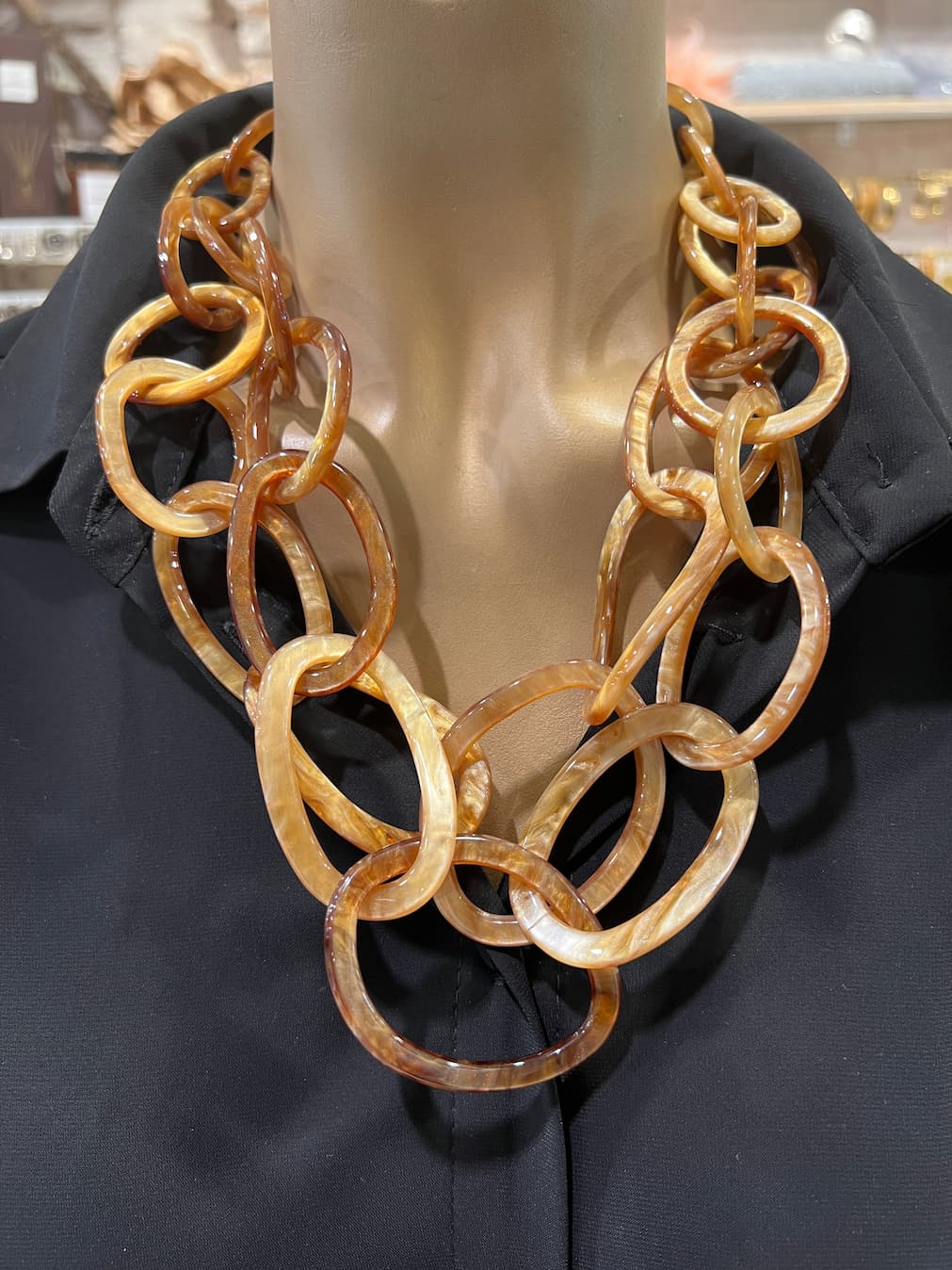 Honey Hoop Necklace