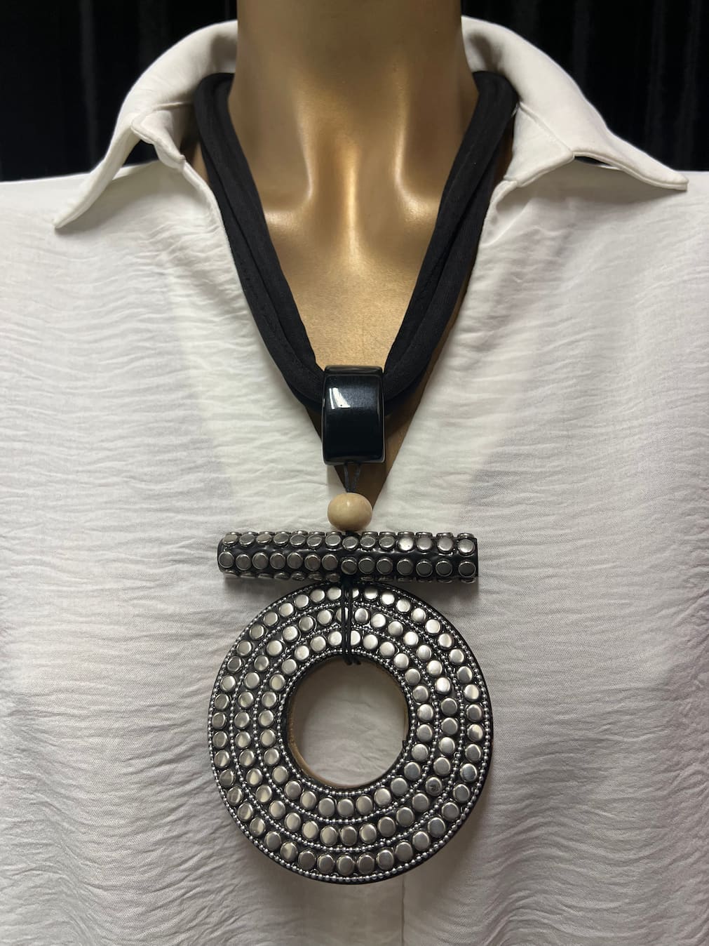 Metallic Eclipse Necklace