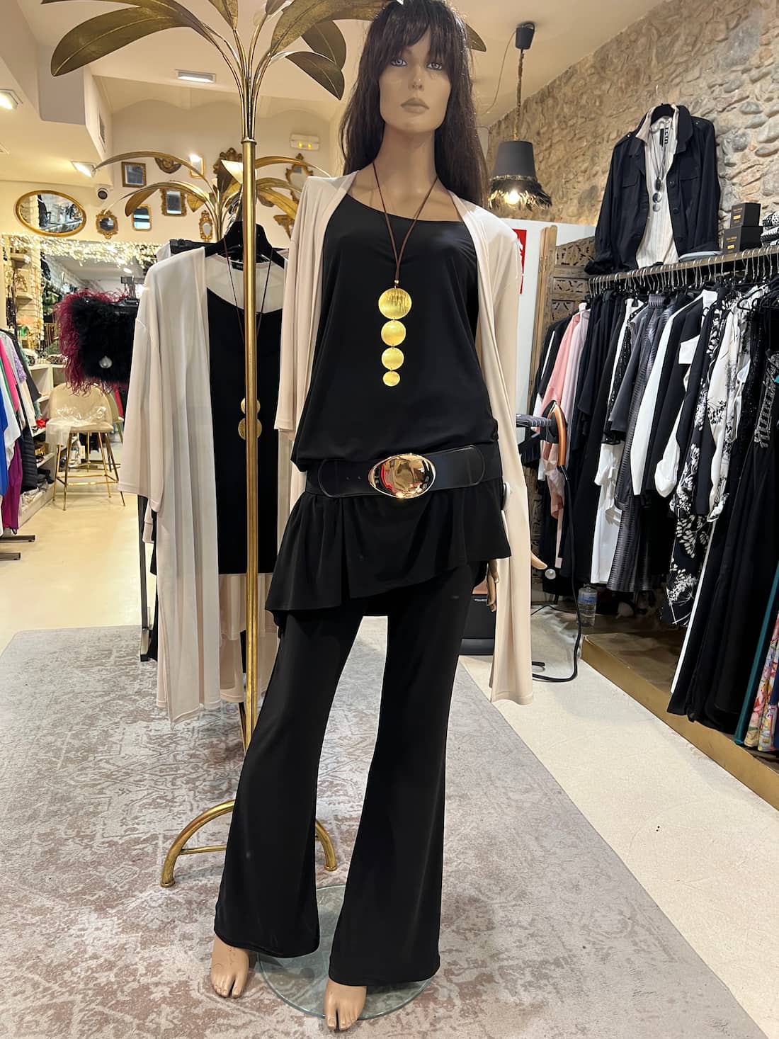 Four Golden Moons Necklace