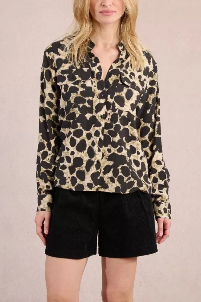 Long-sleeved shirt with print