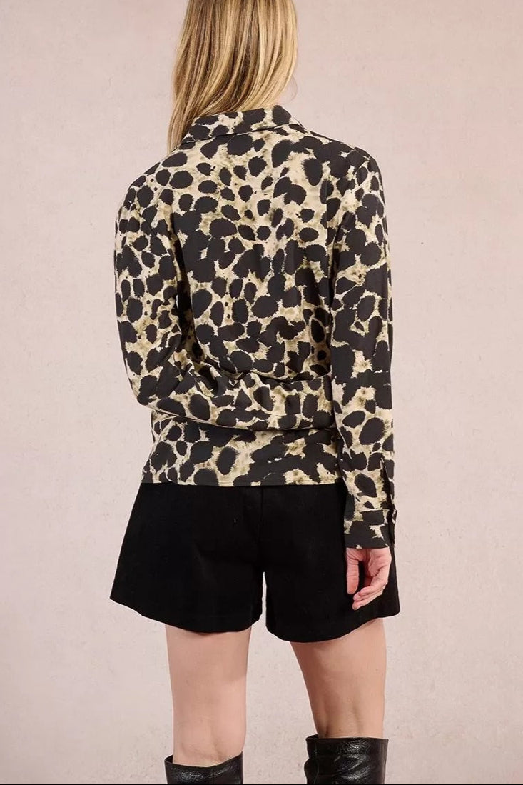 Long-sleeved shirt with print