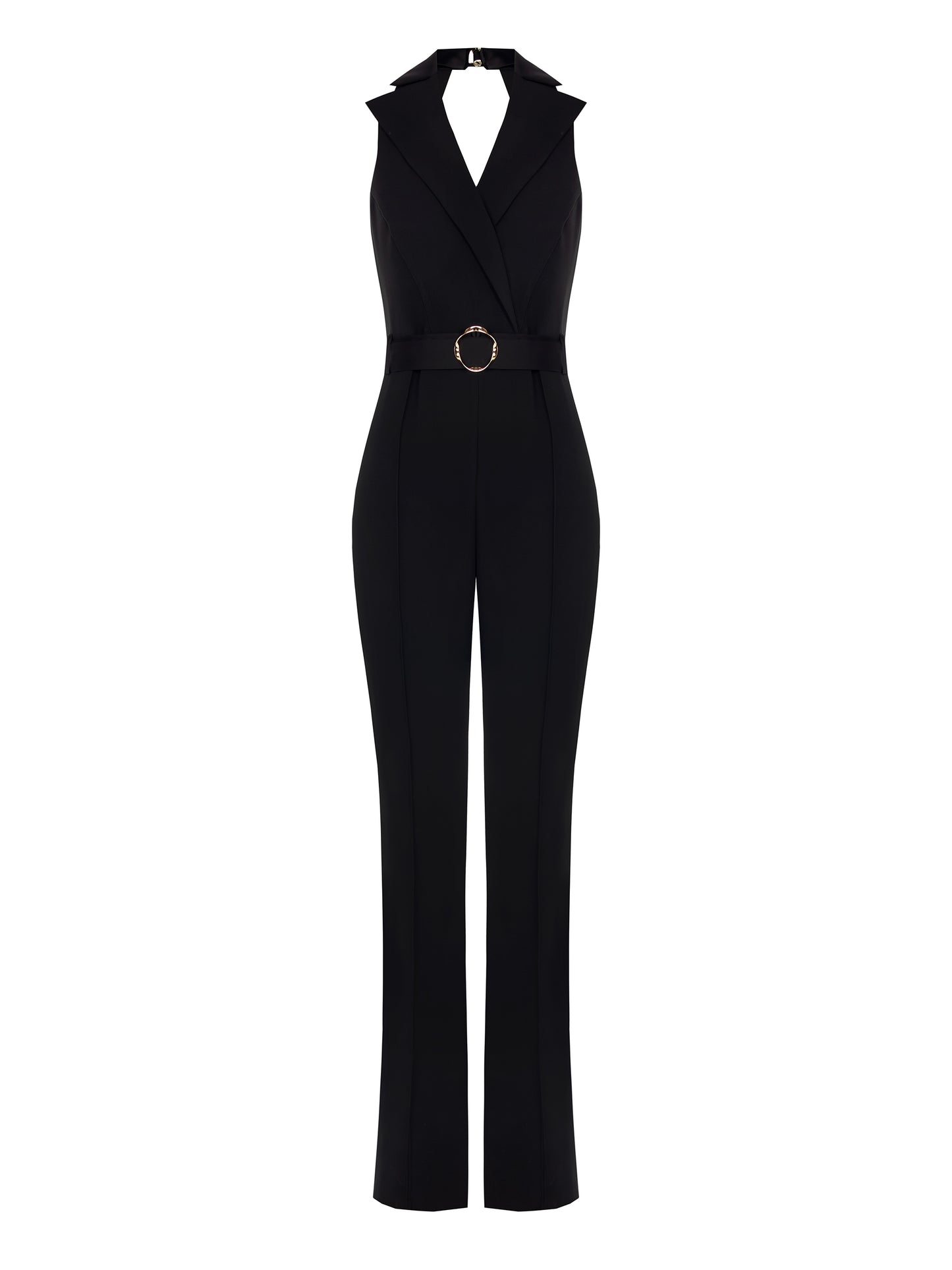 Tuxedo-type jumpsuit