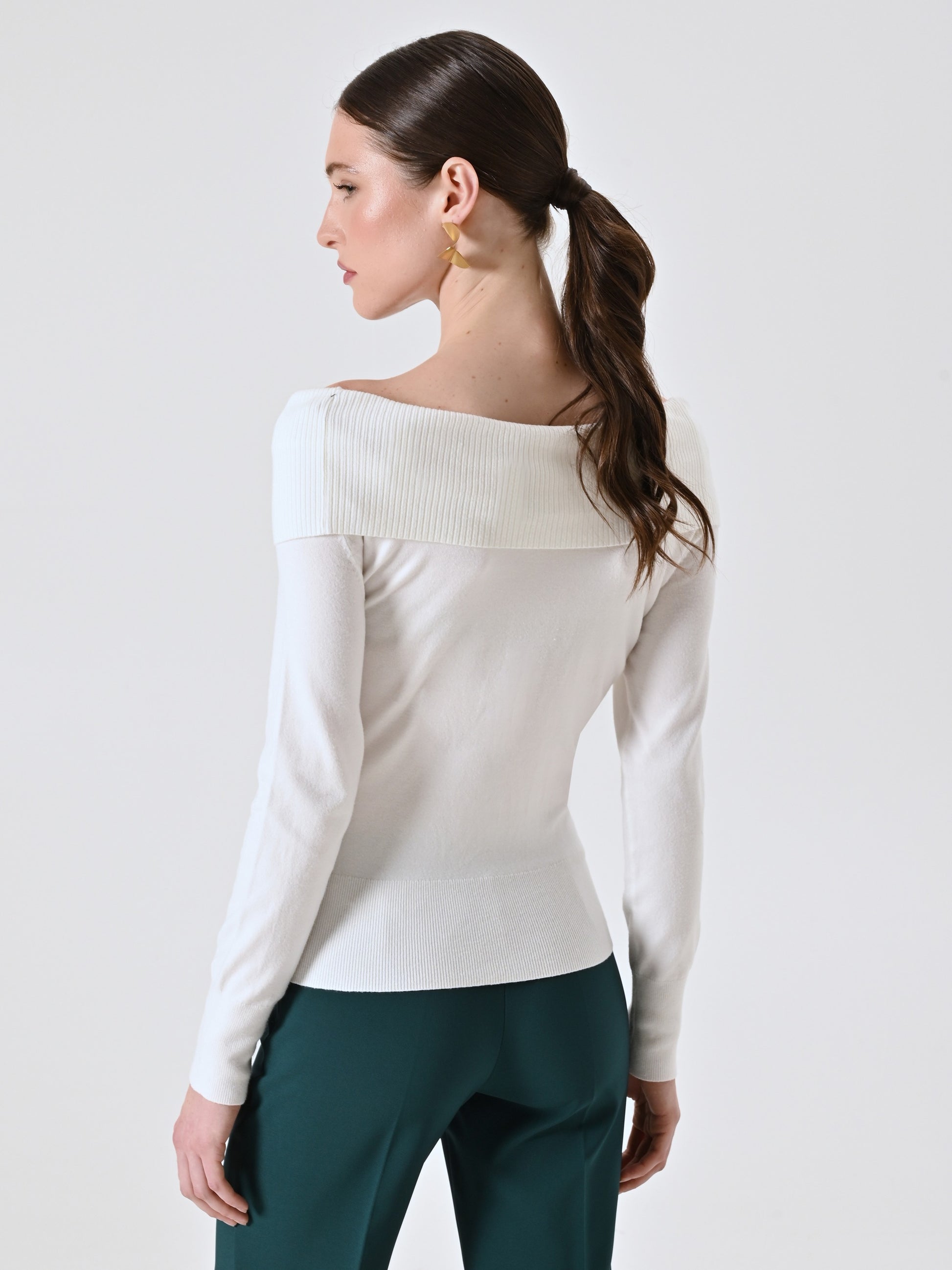 Jersey con cuello vuelto