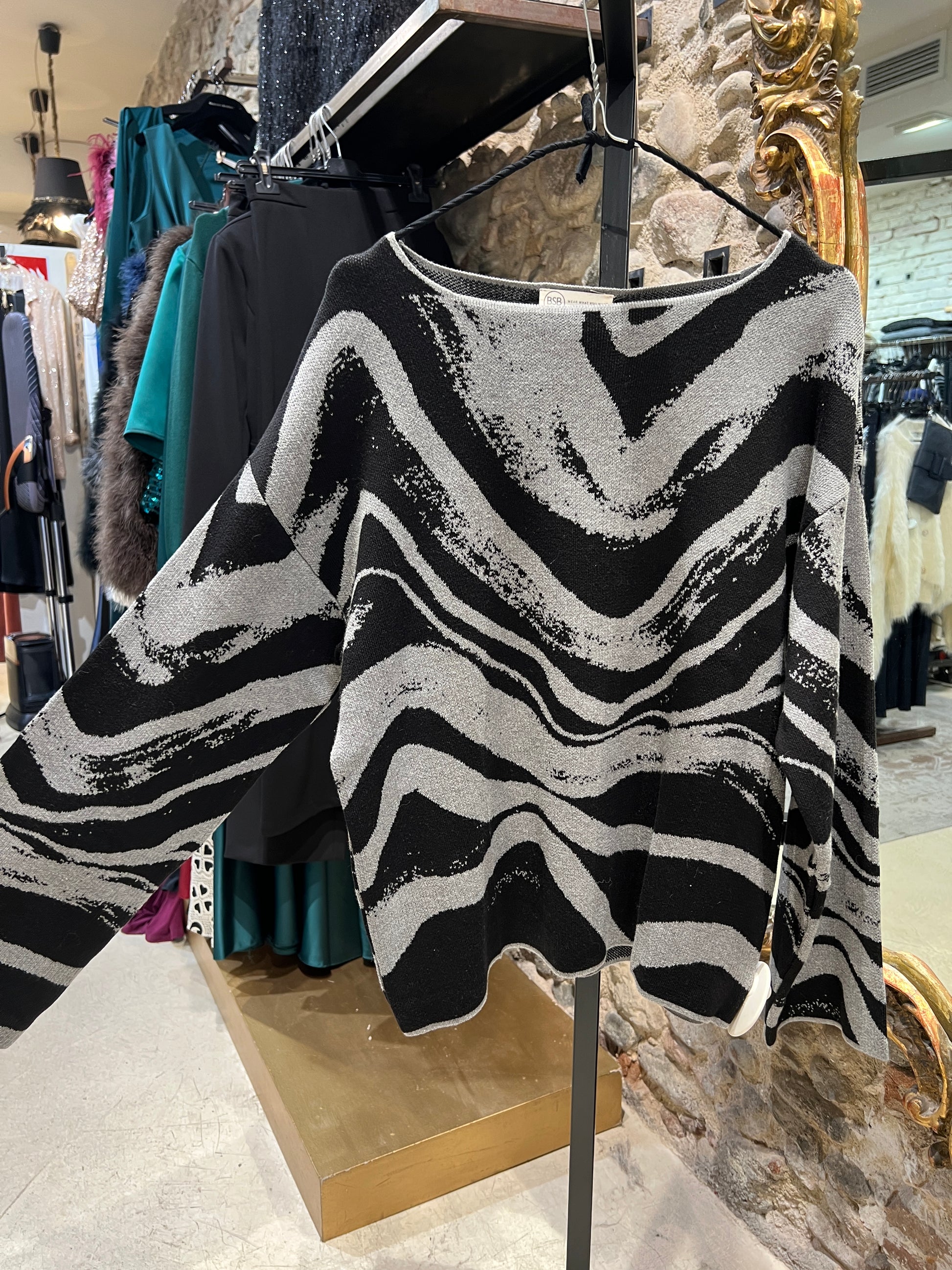 Jersey ondas gris
