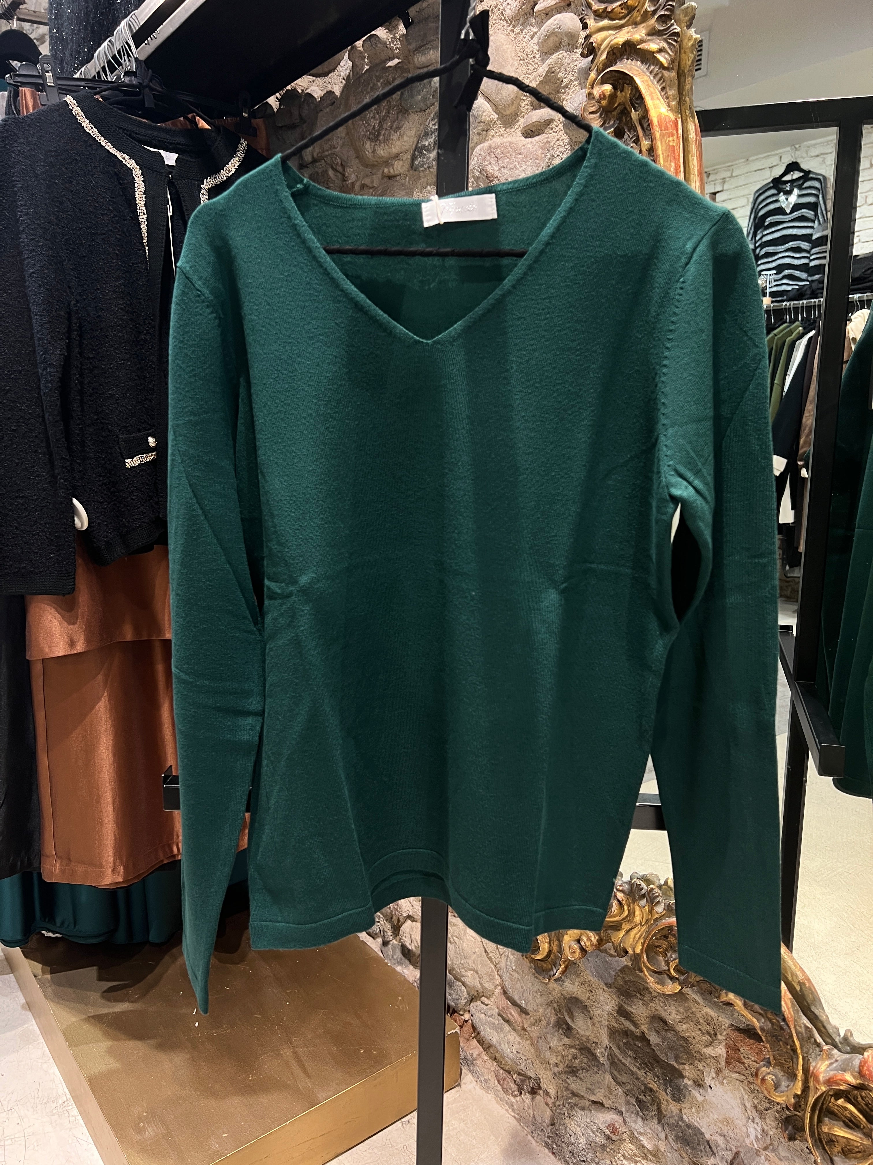 Jersey gris escote V