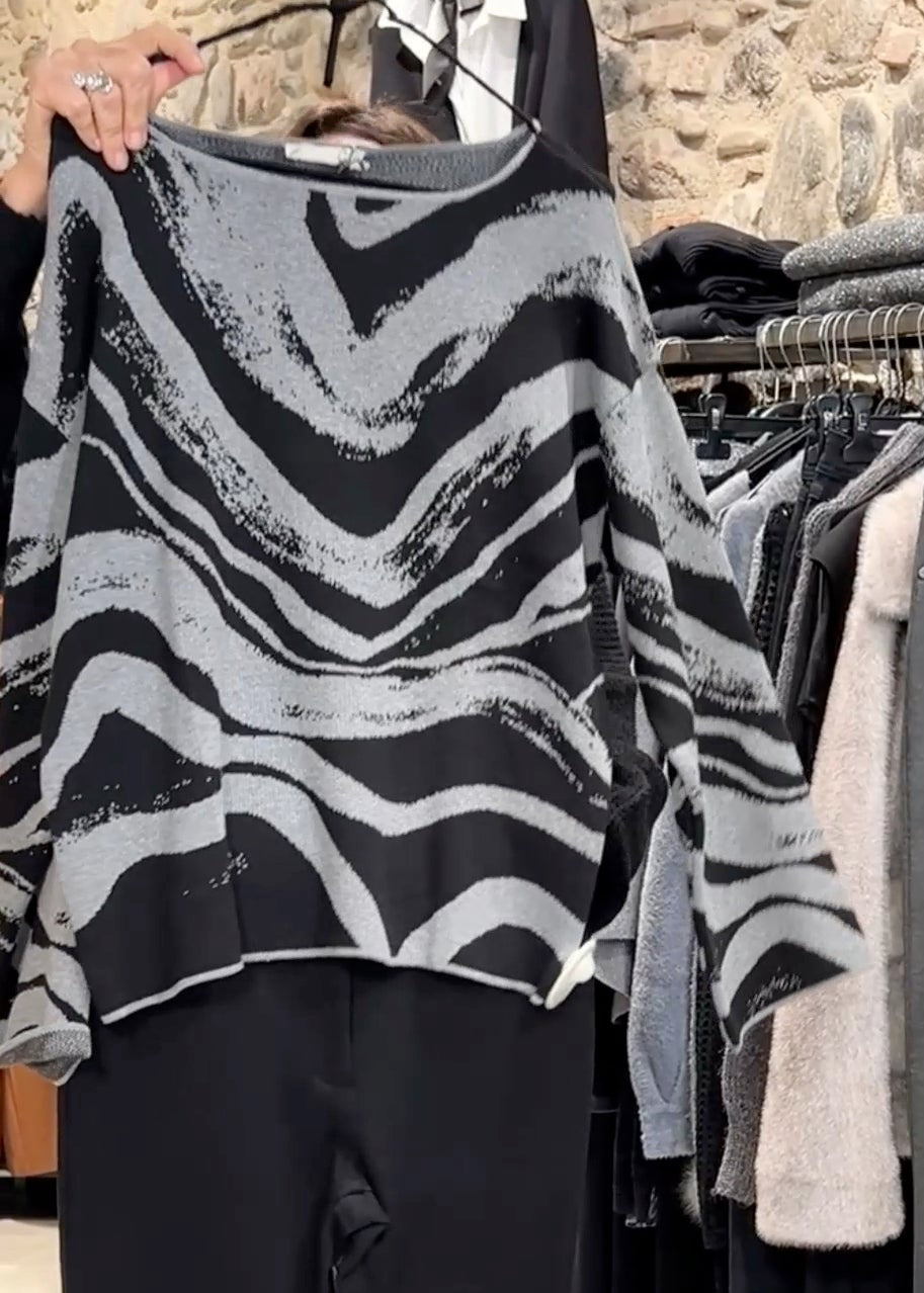 Jersey ondas gris