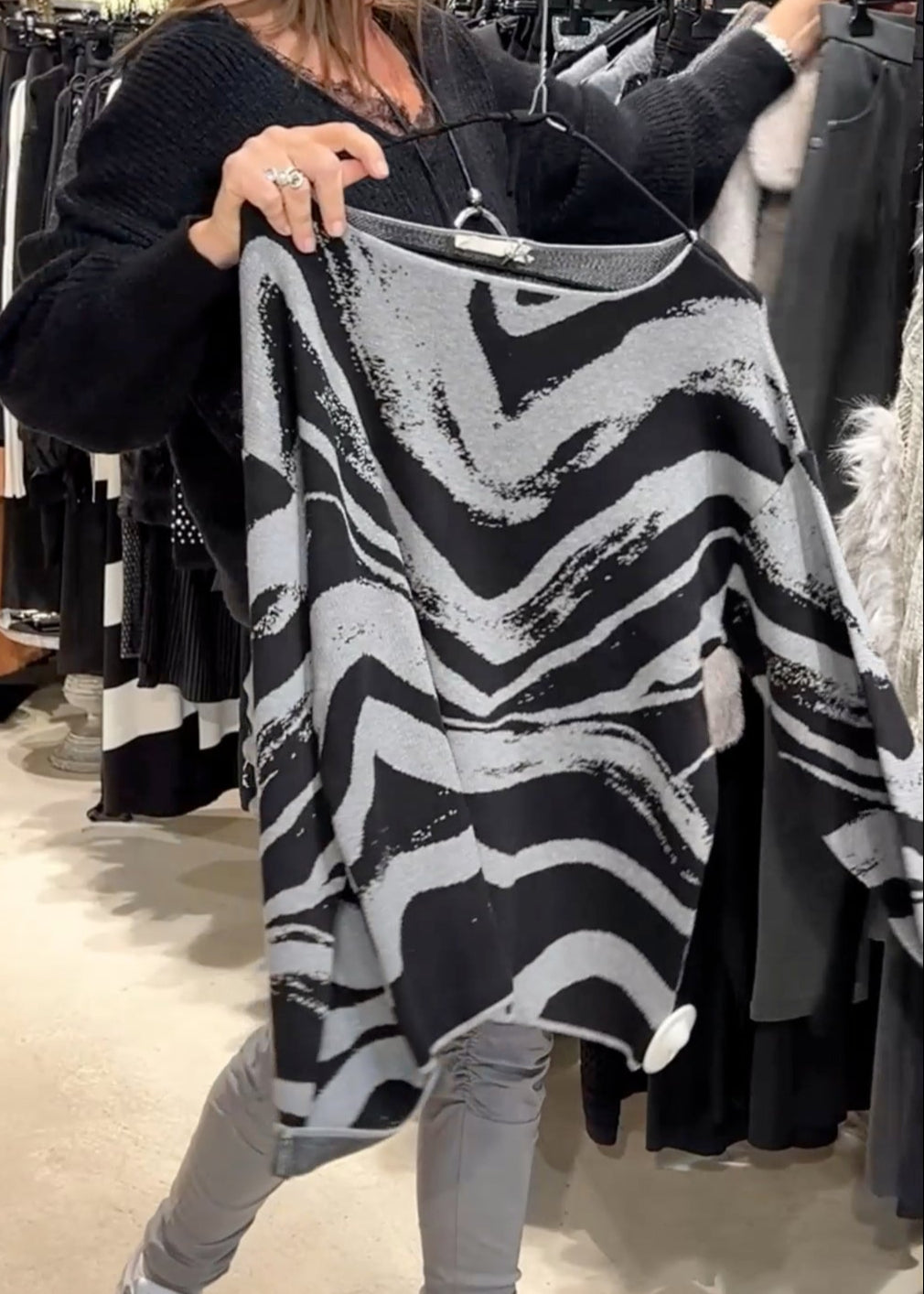 Jersey ondas gris