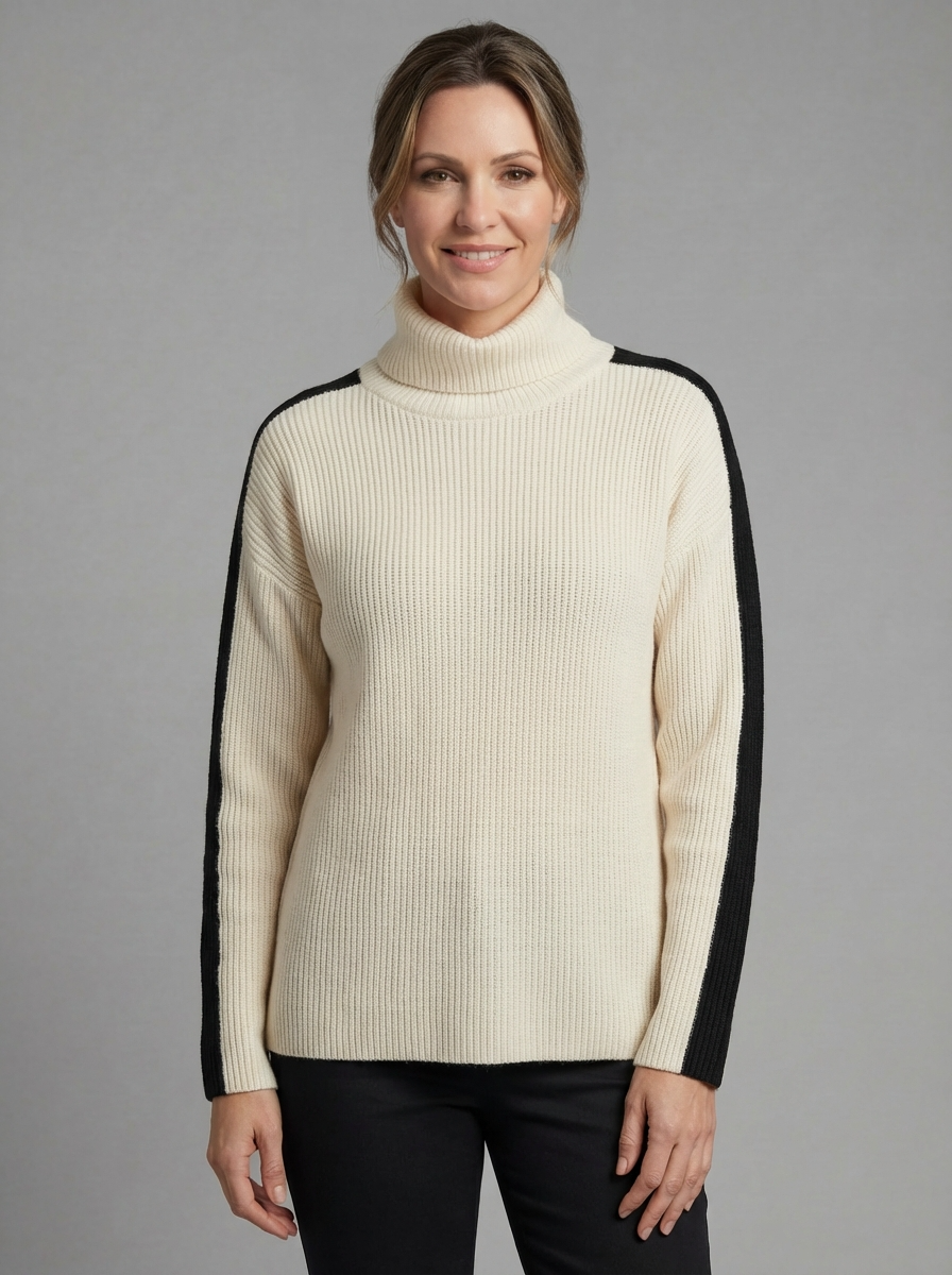 Jersey Canalé Cuello Alto