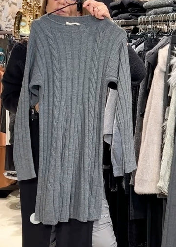 Vestido punto canalé