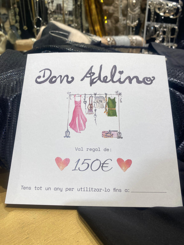 Tarjeta de Regalo DON ADELINO