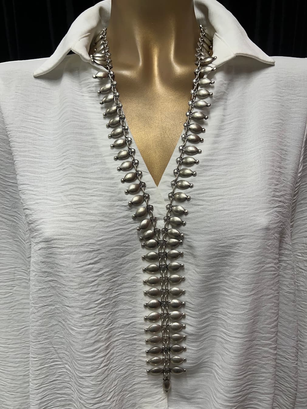 Collar Reina Plateada