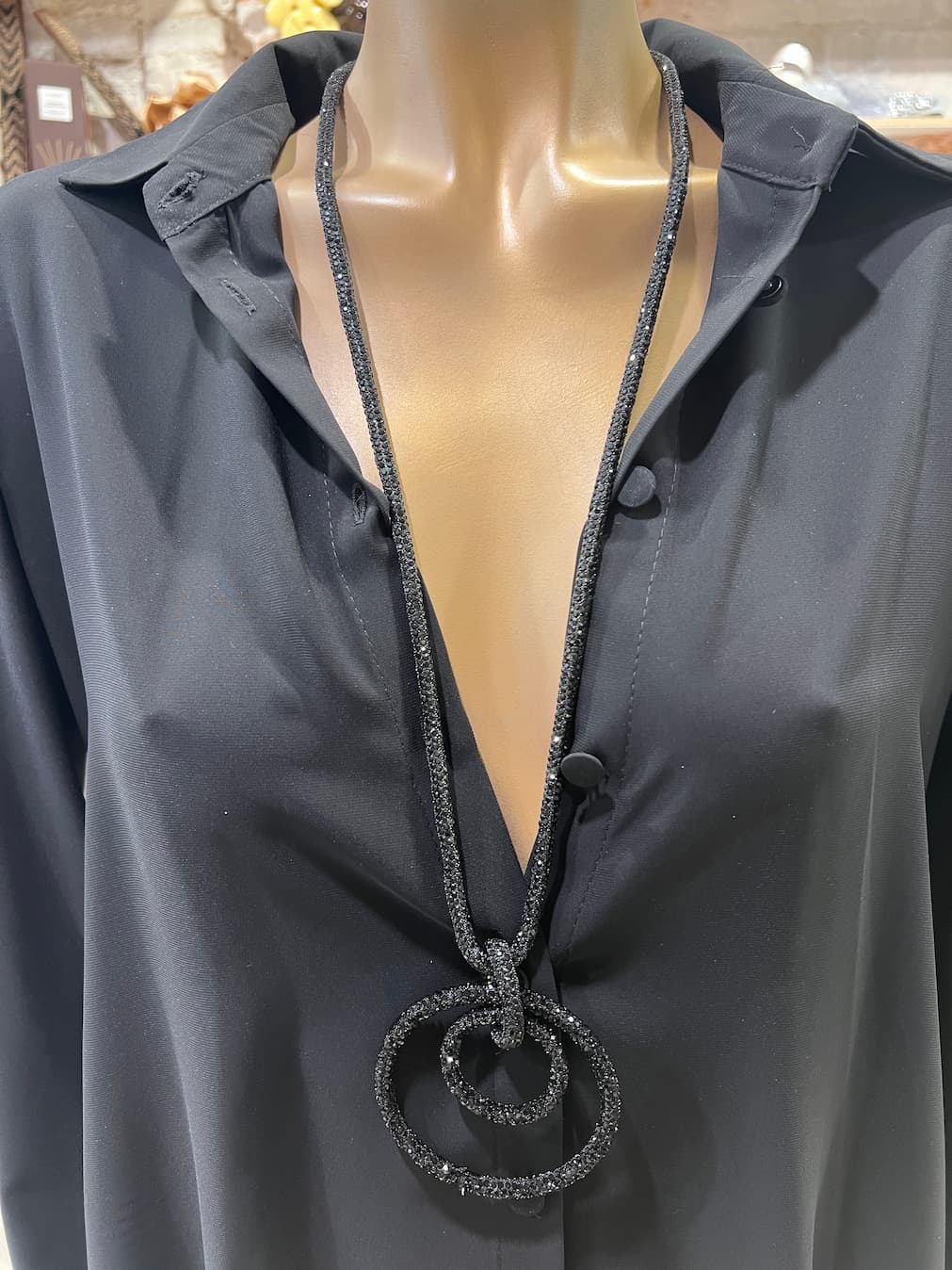 Collar Círculos de Medianoche