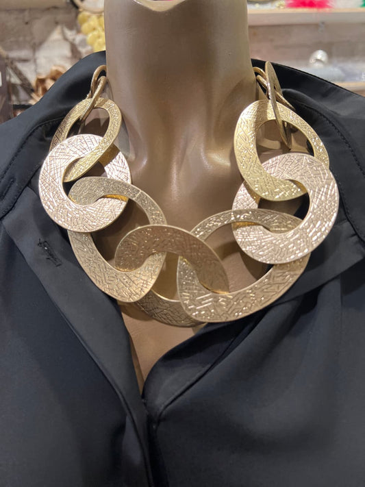 Collar Eslabones de Oro