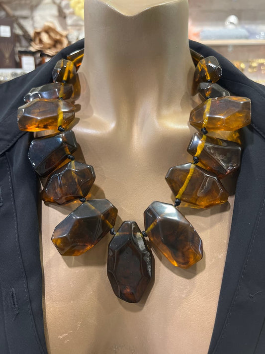 Collar Piedras Mineral