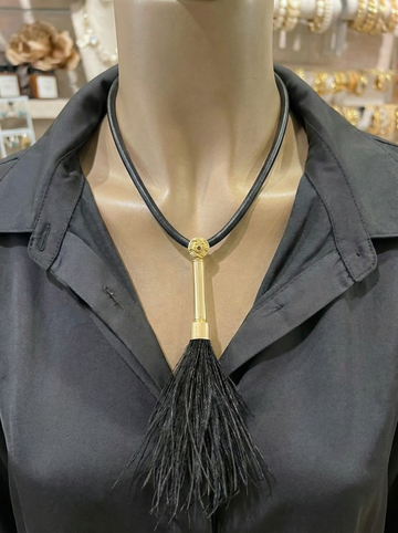 Collier à maillons dorés