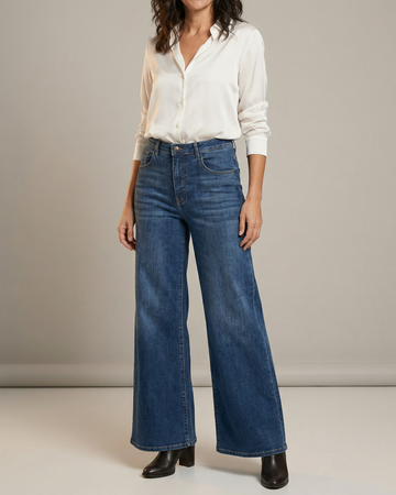 Jean palazzo coupe droite