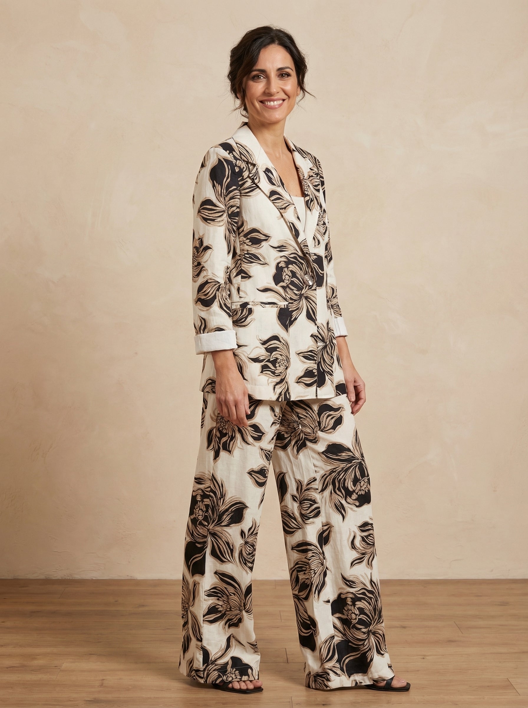 Blazer ligero estilo camisa