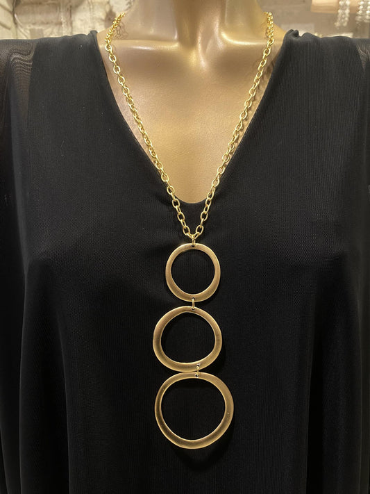 Collar Aros de Oro