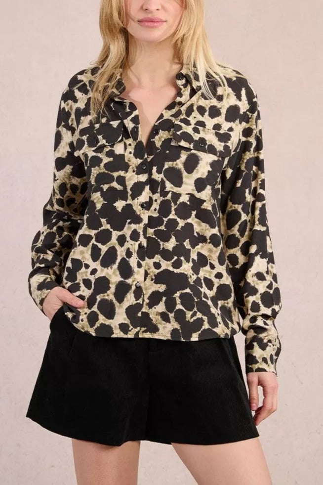 Long-sleeved shirt with print 