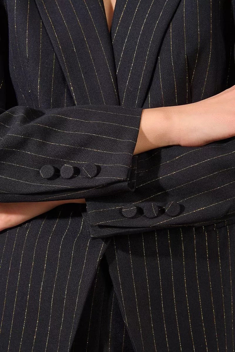 Chaqueta Blazer Estampado Rayas