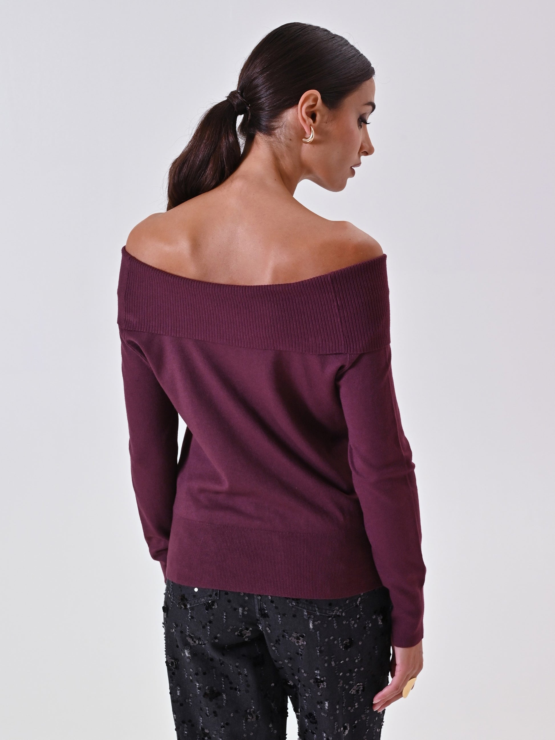 Jersey con cuello vuelto