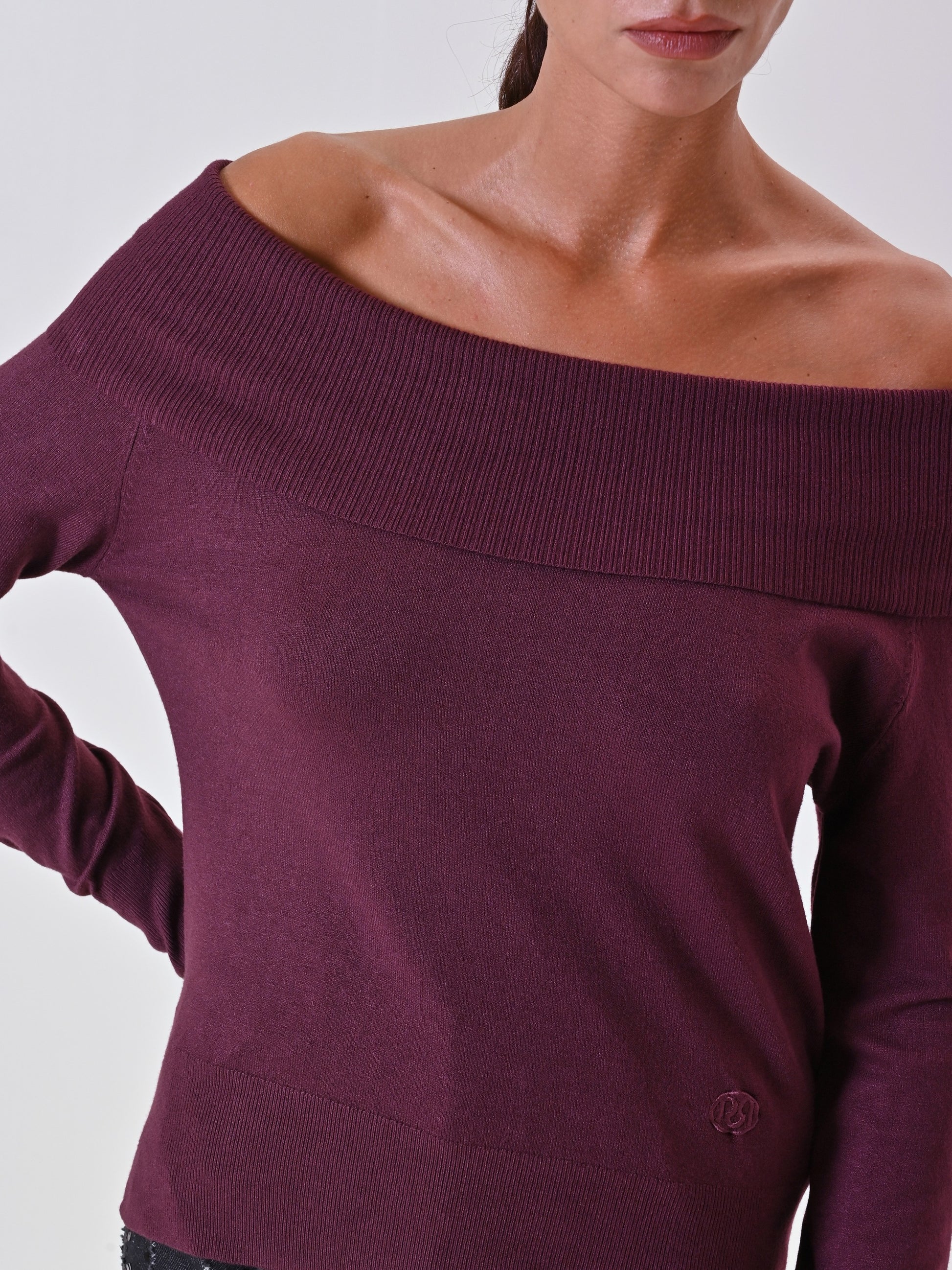 Jersey con cuello vuelto
