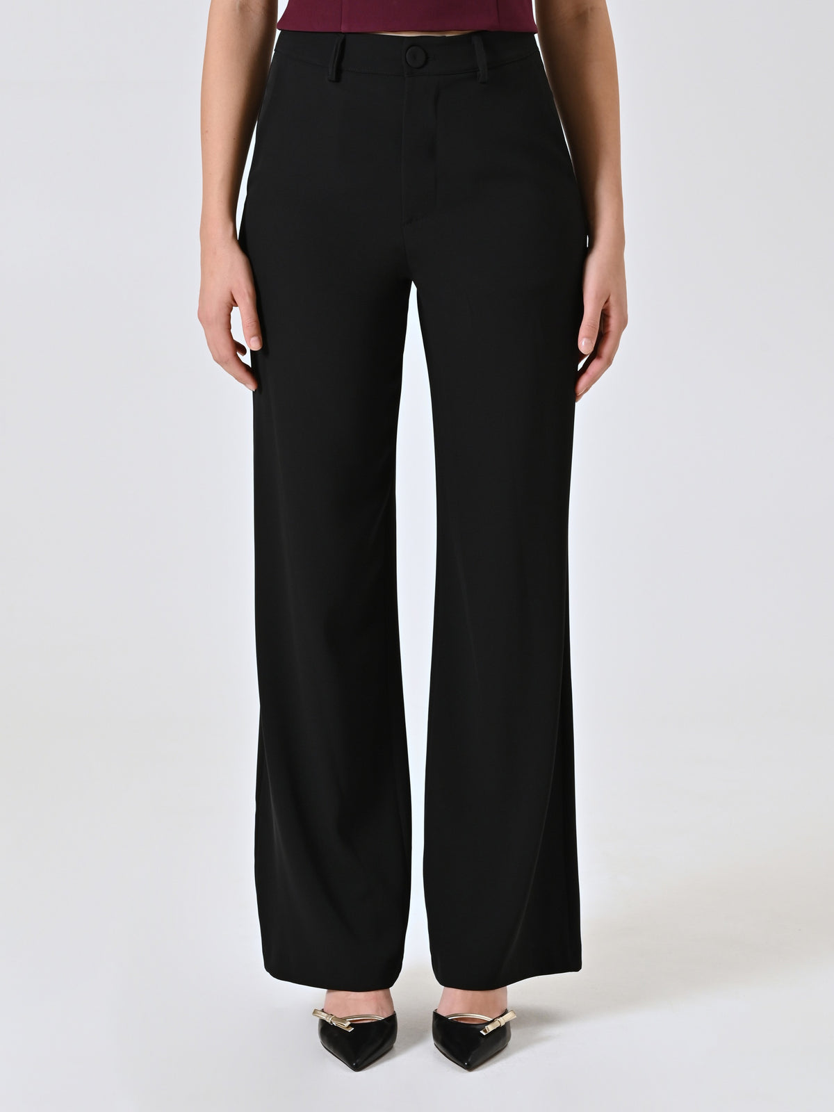 Pantalón de cady negro