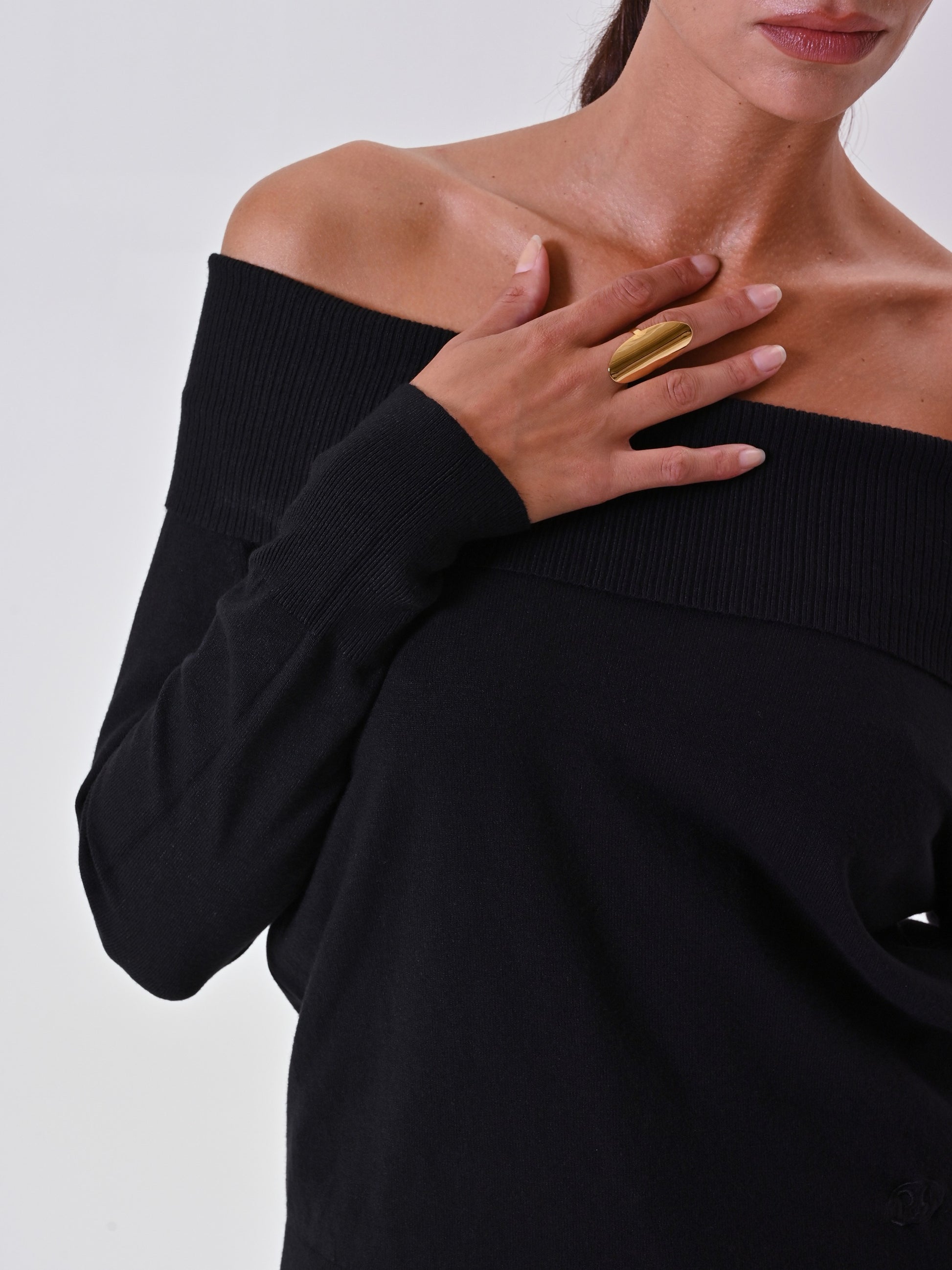 Jersey con cuello vuelto
