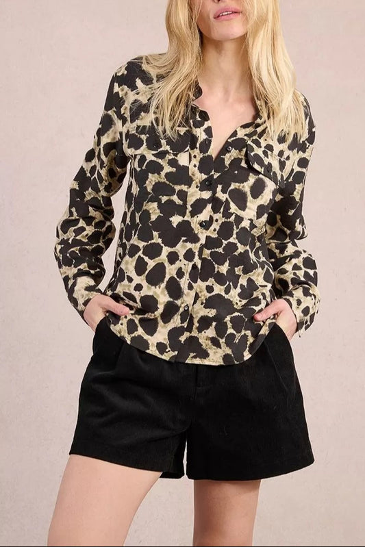 Long-sleeved shirt with print 